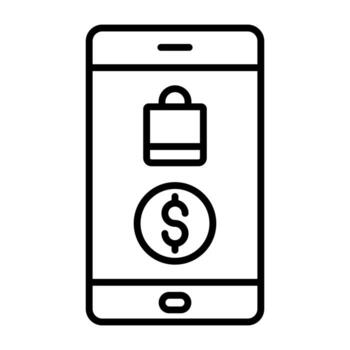 Purchasing vector icon
