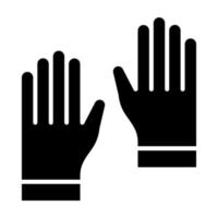 Gloves vector icon