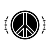 icono de vector de paz