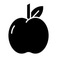 icono de vector de manzana