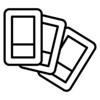 Cards vector icon