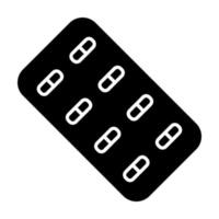 Pills Packet vector icon