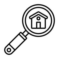 Search Property vector icon