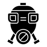 Gas Mask vector icon