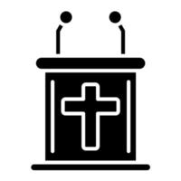 Pulpit vector icon