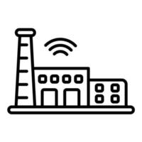 Smart Industry vector icon