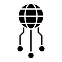 Networking vector icon