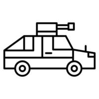 Army Car vector icon