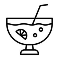 Birthday Punch vector icon