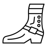 salvaje botas vector icono