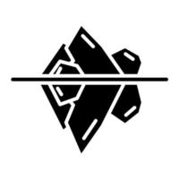 Iceberg vector icon