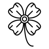Four Leaf Clover vector icon