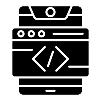 Mobile Programming vector icon