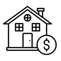 House Price vector icon