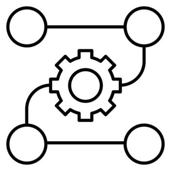 Pattern System vector icon