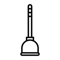 Plunger vector icon