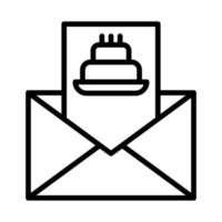 Birthday Invite vector icon