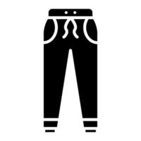 Trousers vector icon