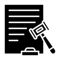 Legal Documents vector icon