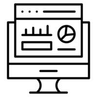 Website Dashboard vector icon