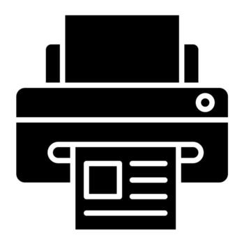 Printer vector icon