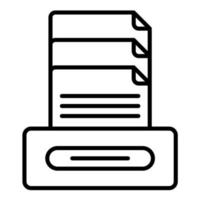 Documents Box vector icon