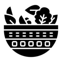 Salad vector icon