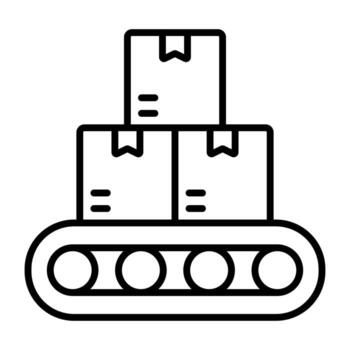 Sorting Machine vector icon