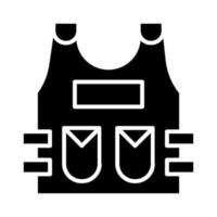 Bulletproof Vest vector icon