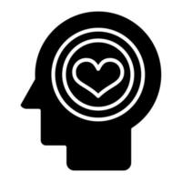 Emotional intelligence vector icon