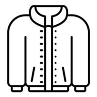 icono de vector de chaqueta