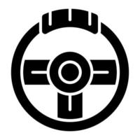 Steering Wheel vector icon