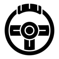 Steering Wheel vector icon