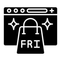 Friday Sale vector icon