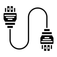 Cable Connector vector icon