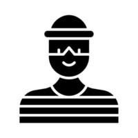 Robber vector icon