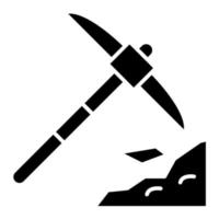 Pickaxe vector icon