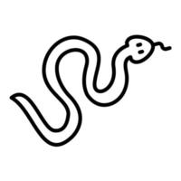 icono de vector de serpiente