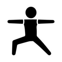 Gym Stretch vector icon