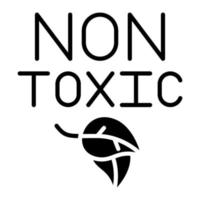 No Toxic vector icon