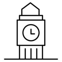 Big Ben vector icon