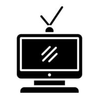 Television vector icon