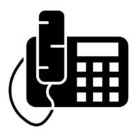 Telephone vector icon