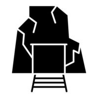 Desert Mine vector icon