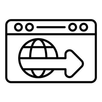 Internet vector icon