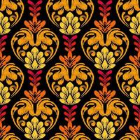 geométrico resumen ikat étnico modelo diseño. azteca tela alfombra mandala ornamento cheurón textil decoración fondo de pantalla. tribal Turquía africano indio tradicional bordado vector antecedentes