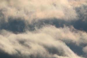 Stormy weather and dark clouds photo