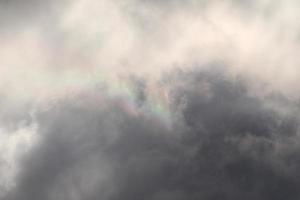 Stormy weather and dark clouds photo