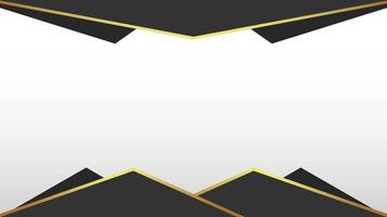 simple background with triangle and gold gradient vector