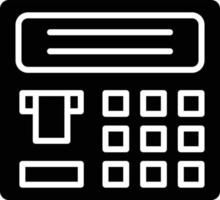 Atm machine Vector Icon Design Illustration